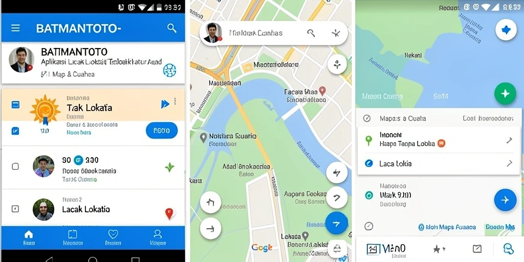 Tampilan antarmuka BATMANTOTO untuk pelacakan lokasi.