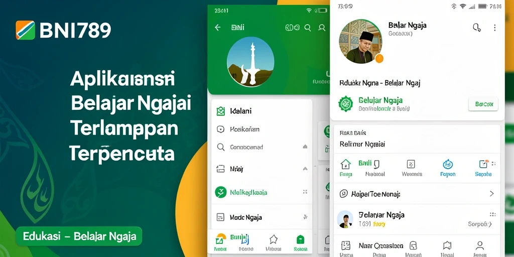 Antarmuka BNI789 yang menarik dan informatif.
