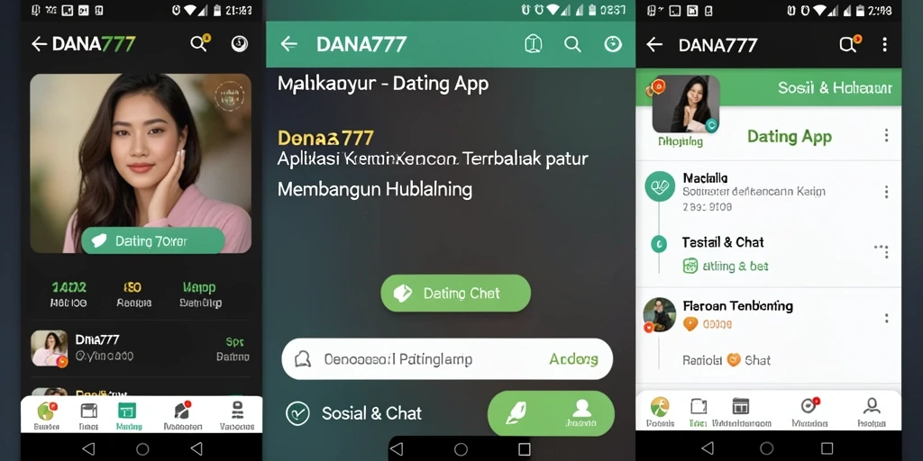Tampilan antarmuka aplikasi DANA777 yang menarik dan mudah digunakan.