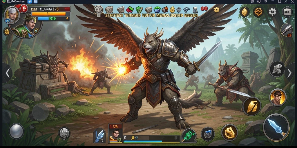 Antarmuka strategis <strong>ELANG178</strong> yang menawan, penuh warna dan mudah dipahami.