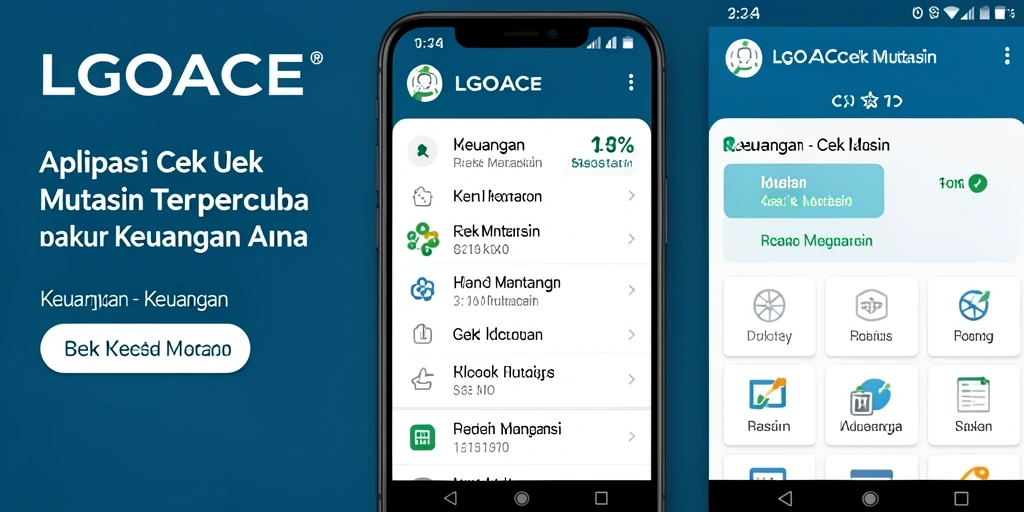 Antarmuka LGOACE yang intuitif untuk cek mutasi keuangan.