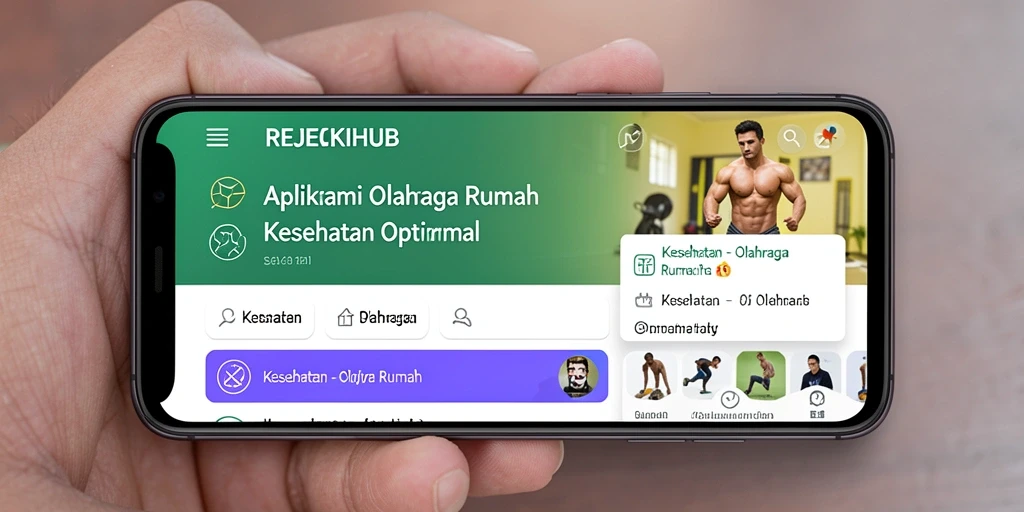 Tampilan antarmuka aplikasi REJEKIHUB yang menarik dan user-friendly.