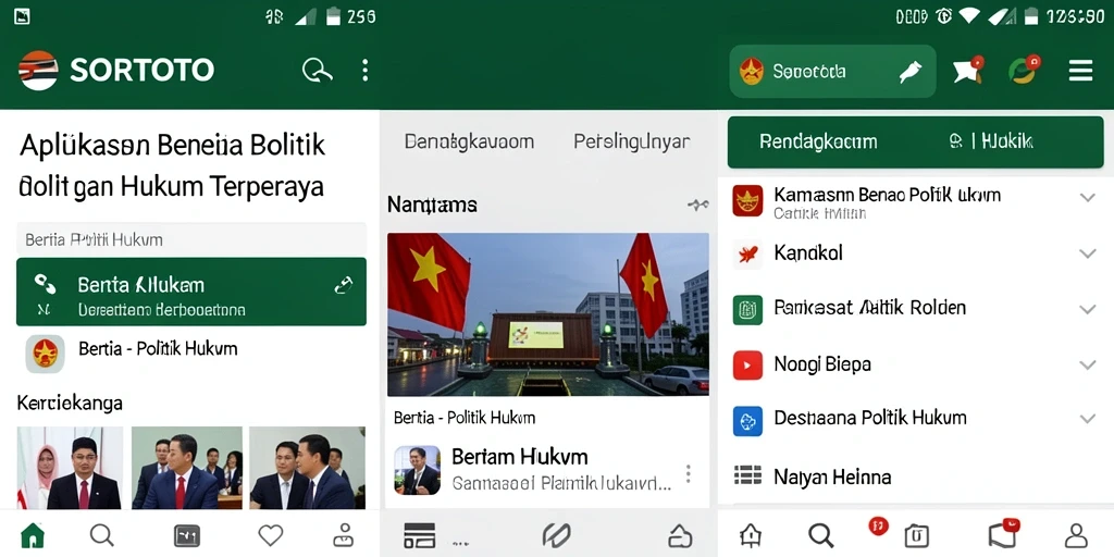 Antarmuka aplikasi SORTOTO yang informatif dan mudah digunakan.